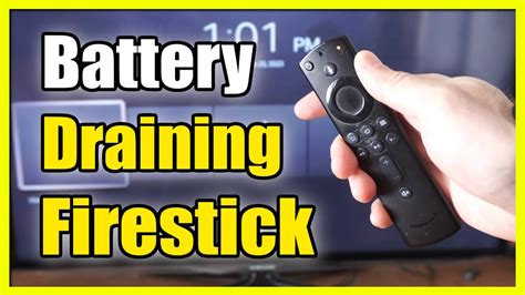 firestick remote killing batteries